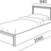 «Остин» М22 Кровать с подъемным механизмом (рн)
