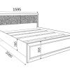 «Саванна» М04 Кровать с настилом 1,4 м. (рн)