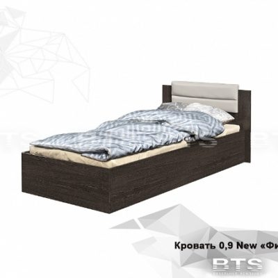 Кровать «Фиеста» 0.9 NEW с мягким изголовьем (б)