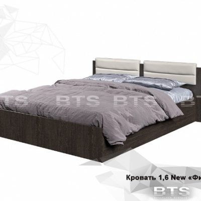 Кровать «Фиеста» 1.6 NEW с мягким изголовьем (б)